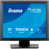 iiyama ProLite T1731SR-B2S 17" Moniteur tactile Noir (Mat), 1x DisplayPort, 1x HDMI, 1x VGA, 43,2 cm (17"), 1280 x 1024 pixels, 5 ms
