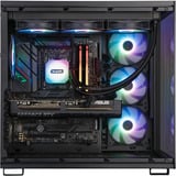 ALTERNATE Gaming-PC Window Edition • RTX 5080 • AMD Ryzen™ 7 9800X3D • 64 GB RAM, PC gaming Noir/transparent