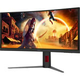AOC CU34G4CA 34" Moniteur UltraWide gaming incurvé  Noir, 2x HDMI, 1x DisplayPort, USB, Audio, 180 Hz