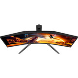 AOC CU34G4Z 34" Moniteur UltraWide gaming incurvé  Noir (Mat), 2x HDMI, DisplayPort, 2x USB-A, USB-B, 240 Hz