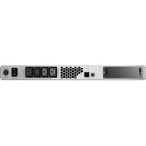 APC Smart-UPS SMT1500RMI1U – 4x C13, USB, montage en rack 1U, 1500 VA Noir, USB, montage en rack 1U, 1500 VA, Interactivité de ligne, 1,5 kVA, 1000 W, Sinus, 50/60 Hz, 220 V