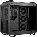 ASUS TUF GAMING GT502 Horizon TG ARGB Black Midi Tower Noir, boîtier pc Noir | 2x USB-A | 1x USB-C | RGB | Verre Trempé