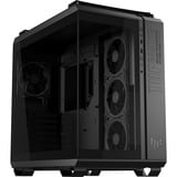 ASUS  boîtier midi tower Noir | 2x USB-A | 1x USB-C | RGB | Verre Trempé