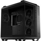 ASUS  boîtier midi tower Noir | 2x USB-A | 1x USB-C | RGB | Verre Trempé