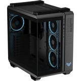 ASUS  boîtier midi tower Noir | 2x USB-A | 1x USB-C | RGB | Verre Trempé