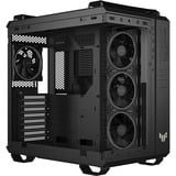 ASUS  boîtier midi tower Noir | 2x USB-A | 1x USB-C | RGB | Verre Trempé