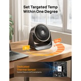 DREO Chauffage soufflant 714S, Radiateur soufflant Noir
