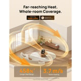 DREO Chauffage soufflant 714S, Radiateur soufflant Noir