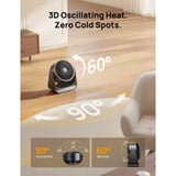 DREO Chauffage soufflant 714S, Radiateur soufflant Noir