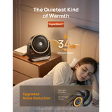 DREO Chauffage soufflant 714S, Radiateur soufflant Noir