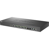 D-Link DMS-1250-12TP/E commutateur réseau Géré 2.5G Ethernet (100/1000/2500) Connexion Ethernet, supportant l'alimentation via ce port (PoE) Noir, Switch Noir, Géré, 2.5G Ethernet (100/1000/2500), Connexion Ethernet, supportant l'alimentation via ce port (PoE), Grille de montage