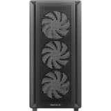 DeepCool CC550 4F boîtier midi tower Noir | 2x USB-A | 1x USB-C | RGB | Window