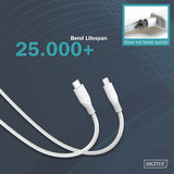 Digitus AK-600110-020-W, Câble Blanc