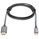 Digitus Câble adaptateur USB-C vers HDMI A, 4K @ 30HZ Noir