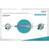 Digitus Câble d'installation Professional Cat.6 U/UTP simplex, Eca Violet