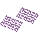 Digitus Clips de couleur pour câbles de raccordement - Violet, Finition Violâtre