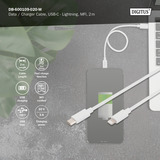 Digitus DB-600109-020-W, Câble Blanc