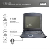 Digitus DS-72220-1GE, Switch KVM Noir