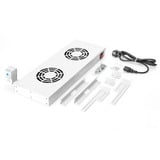 Digitus Porte-bagages de toit pour une installation variable de 19 pouces module de ventilation Gris