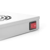 Digitus Porte-bagages de toit pour une installation variable de 19 pouces module de ventilation Gris