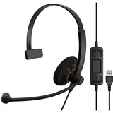 EPOS | Sennheiser IMPACT SC 30 USB ML, Casque/Écouteur Noir