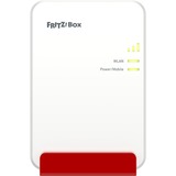 FRITZ! FRITZ!Box 6860 5G, WLAN-LTE-Routeur Box 6860 5G, Routeur de réseau cellulaire, Blanc, Gigabit Ethernet, 10,100,1000 Mbit/s, IEEE 802.3at, 802.11a, 802.11g, Wi-Fi 5 (802.11ac), Wi-Fi 6 (802.11ax)