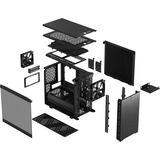 Fractal Design Define 7 Nano boîtier midi tower Noir | 4x USB-A | 1x USB-C | Verre Trempé