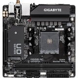 GIGABYTE A520I AC carte mère AMD A520 Emplacement AM4 mini ITX carte mère socket AM4 AMD, Emplacement AM4, AMD Ryzen™ 3 de 3e génération, AMD Ryzen 5 de 3e génération, AMD Ryzen™ 7 de 3e..., Emplacement AM4, DDR4-SDRAM, 64 Go
