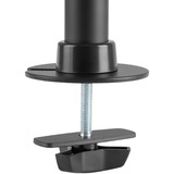 HAGOR 8709 support d'écran plat pour bureau 68,6 cm (27") Noir, Support de moniteur Noir, Pince, 8 kg, 38,1 cm (15"), 68,6 cm (27"), 100 x 100 mm, Noir