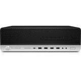 HP EliteDesk 800 G4 SFF Reconditionné, PC Noir/Argent