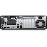 HP EliteDesk 800 G4 SFF Reconditionné, PC Noir/Argent