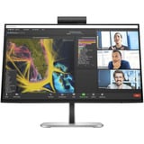 HP Pro 524pm Moniteur de conférence 23.8" Noir/argent, 1x DisplayPort, 1x HDMI, 2x USB-C, 3x USB-A, 1x RJ-45, 8 pouces - 524pm, 60,5 cm (23.8"), 1920 x 1080 pixels, Full HD, LCD, 5 ms, Noir