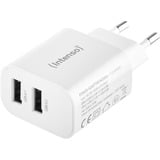 Intenso Adaptateur secteur W24AA chargeur Blanc, 2x USB-A