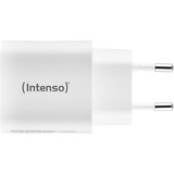 Intenso Adaptateur secteur W24AA chargeur Blanc, 2x USB-A