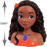 Just Play Disney Princess - Tête de coiffure Vaiana, Maquillage et tête à coiffer 
