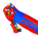 KNIPEX 16 50 145 SB, Abisolier et outil de démontage Rouge/Bleu