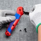 KNIPEX 16 50 145 SB, Abisolier et outil de démontage Rouge/Bleu