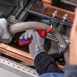 KNIPEX 16 50 145 SB, Abisolier et outil de démontage Rouge/Bleu