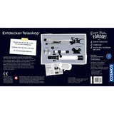 KOSMOS 43678767 coffret de sciences pour enfant, Boîte d’expérience Télescope, Astronomie, 8 an(s), Noir, Blanc
