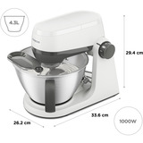 Kenwood Multi-Tasker KHC30.000WH, Robot de cuisine Gris/Blanc