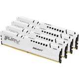 Kingston FURY 128 Go DDR5-5200 (4x 32 Go) mémoire vive Blanc, KF552C40BWK4-128, XMP 3.0