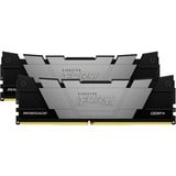 Kingston FURY FURY 64 Go 3600 MT/s DDR4 CL18 DIMM (Kits de 2) Renegade Black, Mémoire vive Noir, 64 Go, 2 x 32 Go, DDR4, 288-pin DIMM
