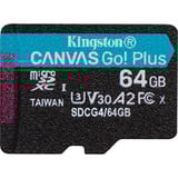 Kingston SDCG4/64GBSP, Carte mémoire Noir