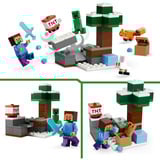 LEGO LEGO Minecraft L'aventure de Steve dans la taïga, Jouets de construction 