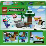LEGO LEGO Minecraft L'aventure de Steve dans la taïga, Jouets de construction 