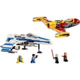 LEGO Star Wars - L’E-wing de la Nouvelle République contre le chasseur de Shin Hati, Jouets de construction 75364