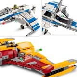 LEGO Star Wars - L’E-wing de la Nouvelle République contre le chasseur de Shin Hati, Jouets de construction 75364