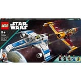 LEGO Star Wars - L’E-wing de la Nouvelle République contre le chasseur de Shin Hati, Jouets de construction 75364