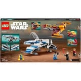 LEGO Star Wars - L’E-wing de la Nouvelle République contre le chasseur de Shin Hati, Jouets de construction 75364