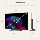 LG OLED48C6ELB.AEUD 48" 4K Ultra HD TV Noir